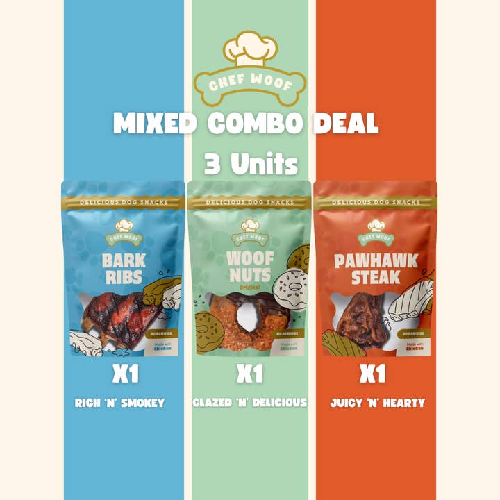 KOMBITILBUD - Naturlige Hundegodbidder for engroshandel hos Chef Woof