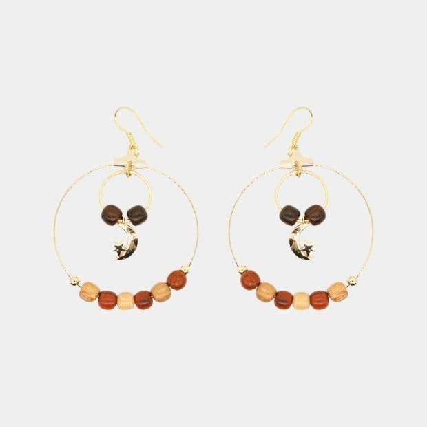 Mina vergulde oorbellen voor wholesale door Essenciel