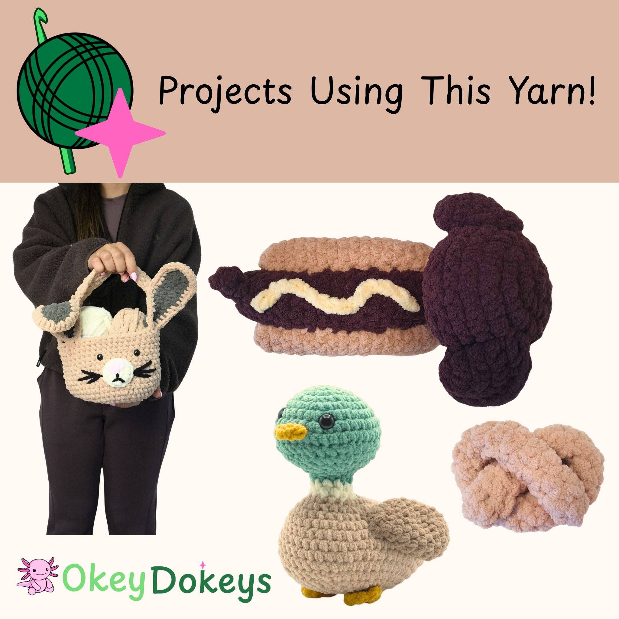 Okey Dokeys - Vente Fils à tricoter - Fil chenille - #6 Super épais - Écheveaux de 100g44