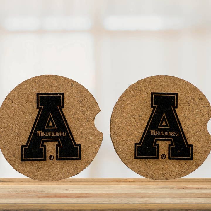 Appalachian State kurken onderzetters voor in de auto voor wholesale door Cardinal Souvenirs