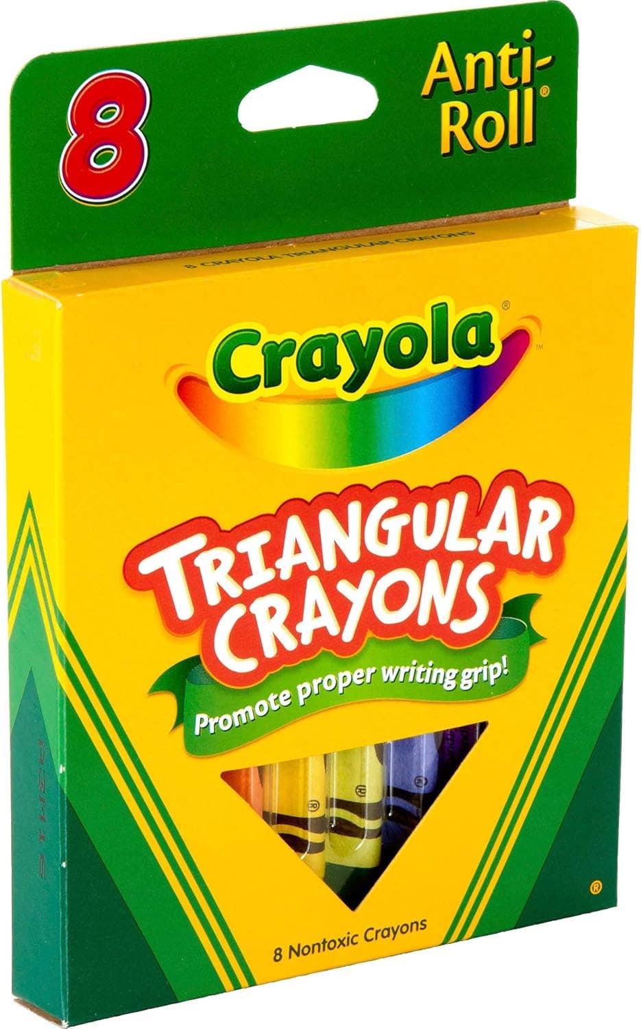 First Choice Buying - Wholesale Crayons - Crayola Triangular Anti-Roll Crayons, 8 Count3