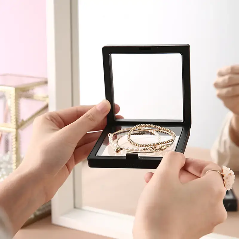 Magnifique Hearts – wholesale Jewellery box/organiser – Clear Jewelry Display Box, Earring Bracelet, Necklace, Rings5