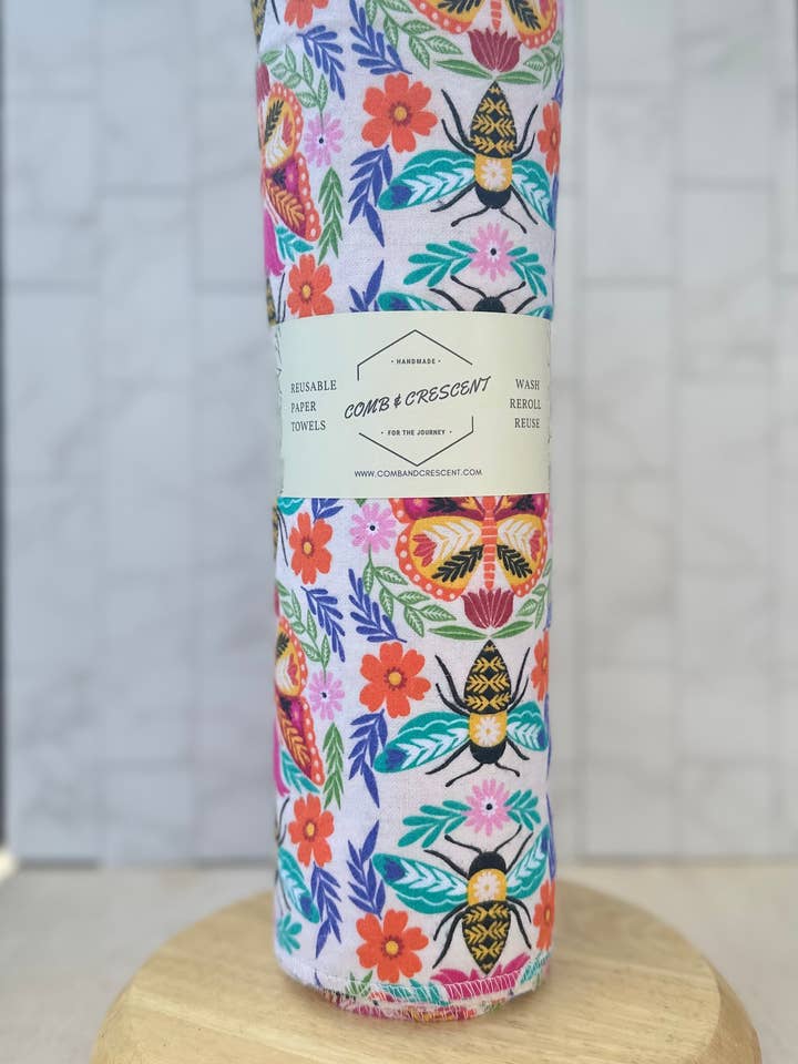 Whimsy återanvändbar pappershandduk för wholesale av Comb and Crescent
