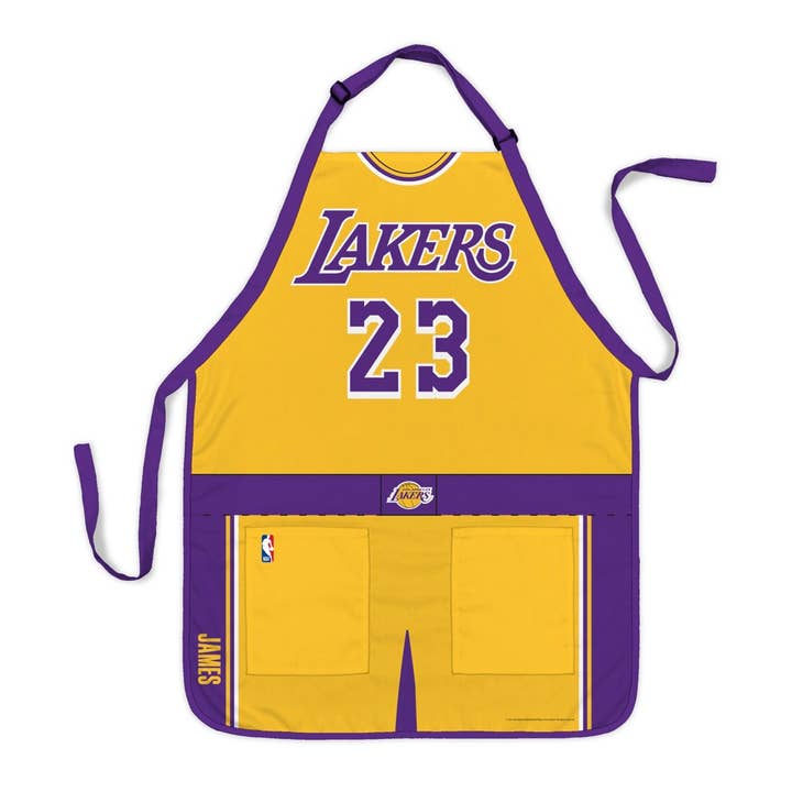 Party Animal, Inc. - Wholesale Apron - Los Angeles Lakers NBA Jersey Apron - LeBron James