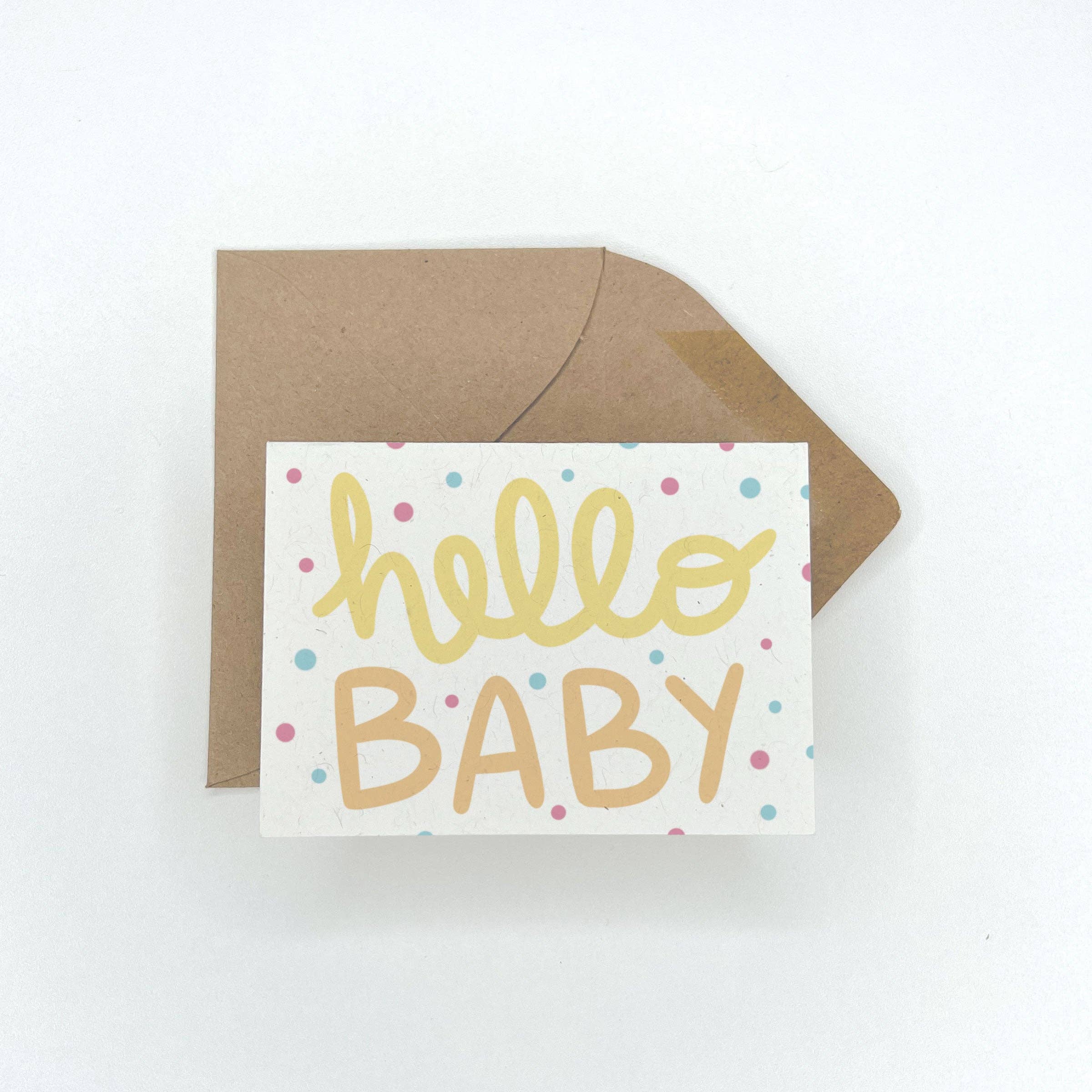Lemon Doodle - Wholesale Baby Card - Hello Baby - Baby Shower Gift Enclosure Card3