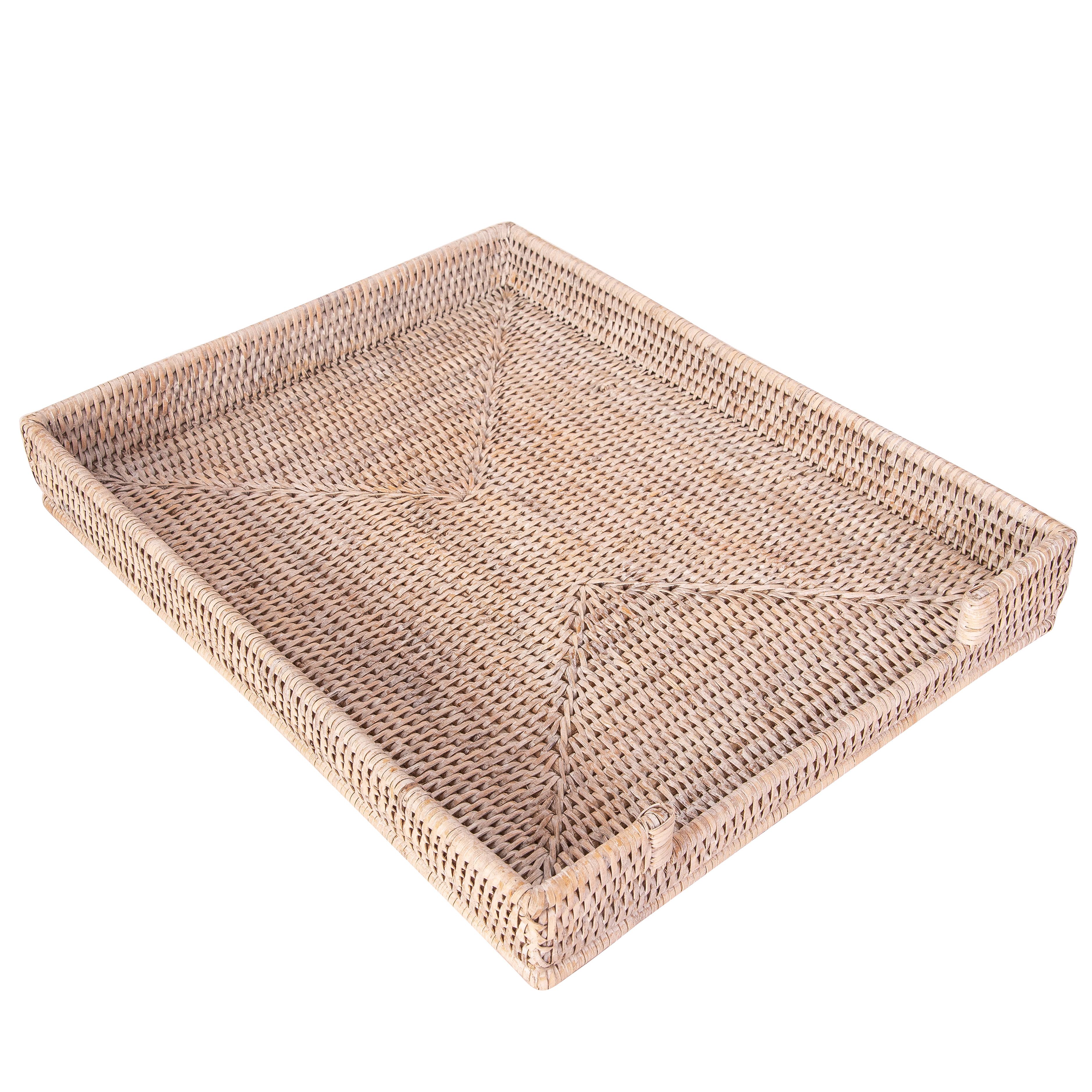 Artifacts Trading Company – wholesale Desk tray – Rattan Paper Tray: Office Organizer, Letter-Size File2