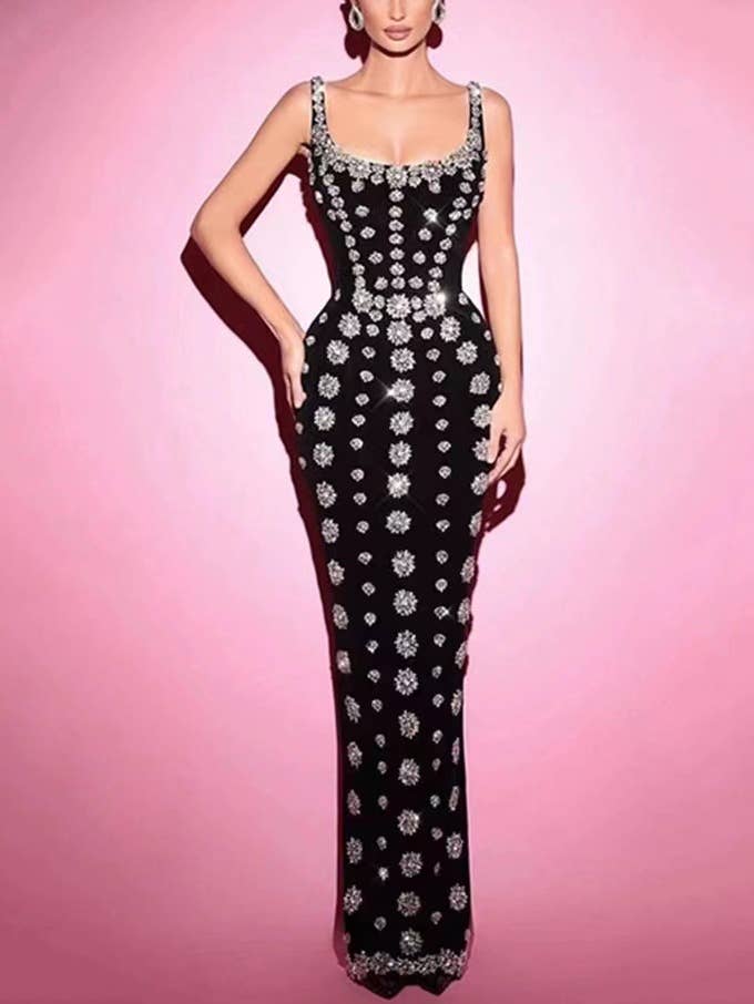 SY004 Chic Rhinestone Bandage Gown - Party Elegance and other Purchase Wholesale fancy dress. Free Returns & Net 60 Terms on Faire trending on Faire.