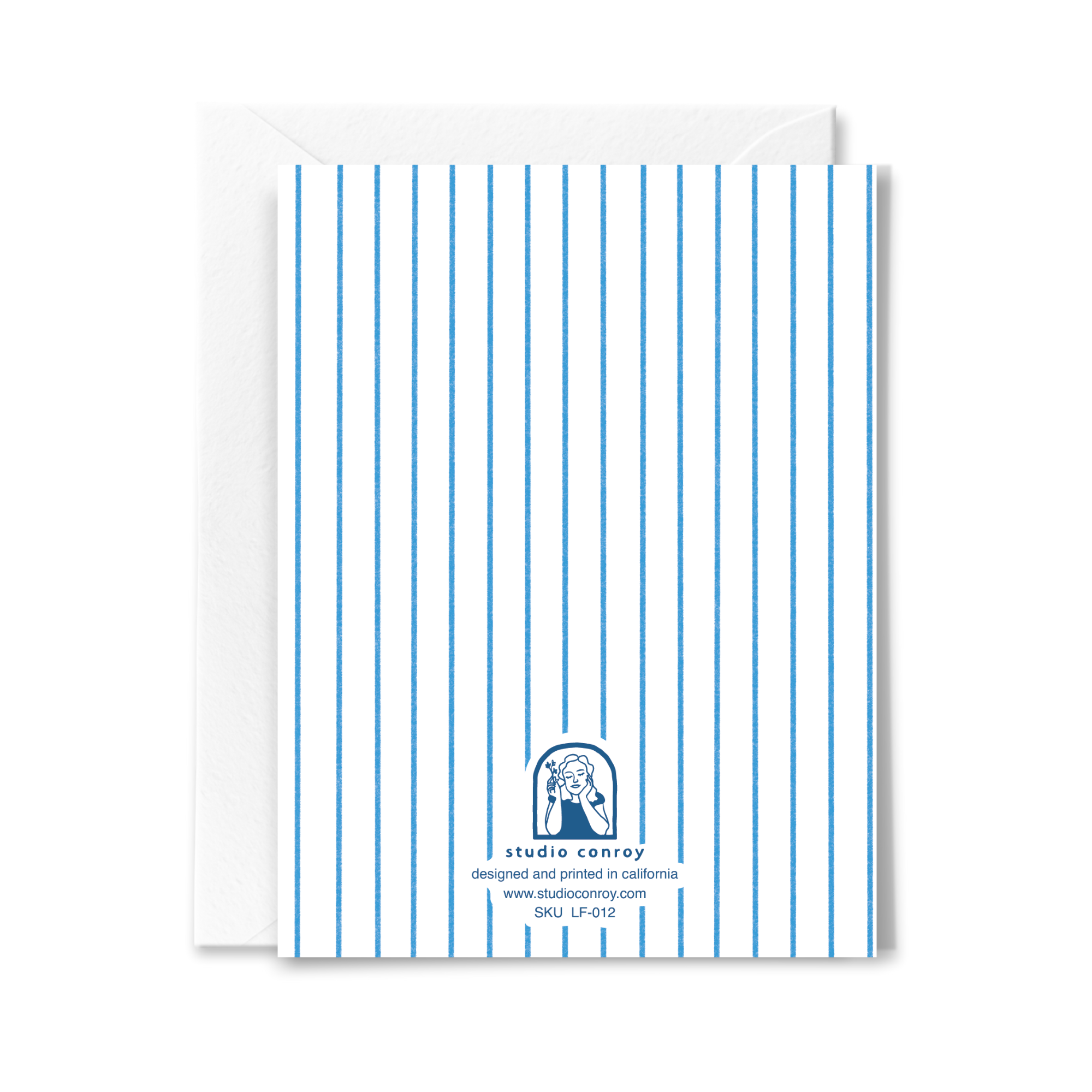 Studio Conroy - Wholesale Everyday Greeting Card - Striped Tulip Card1