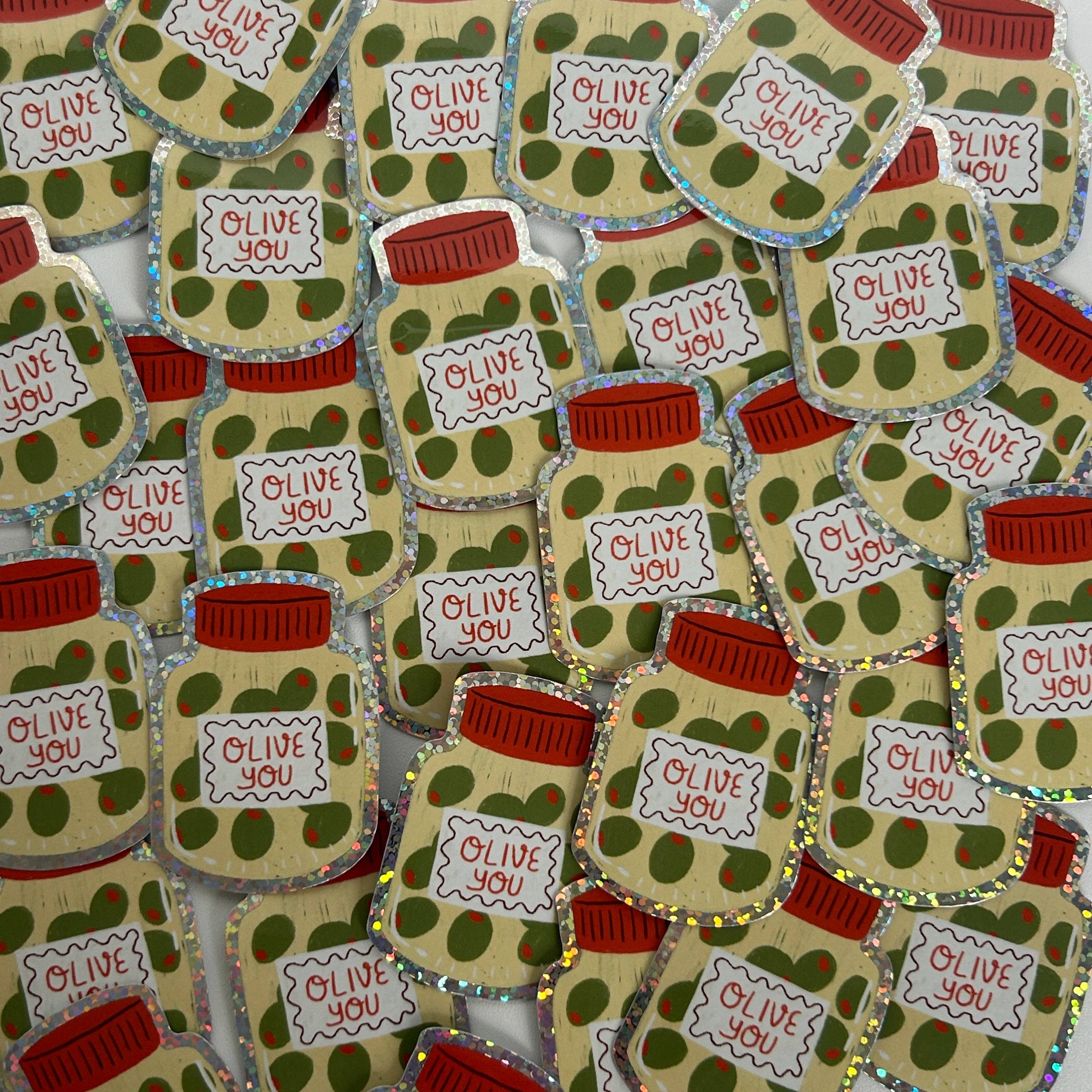 Nany Craft Shop - Wholesale Sticker - Sticker Olive You1