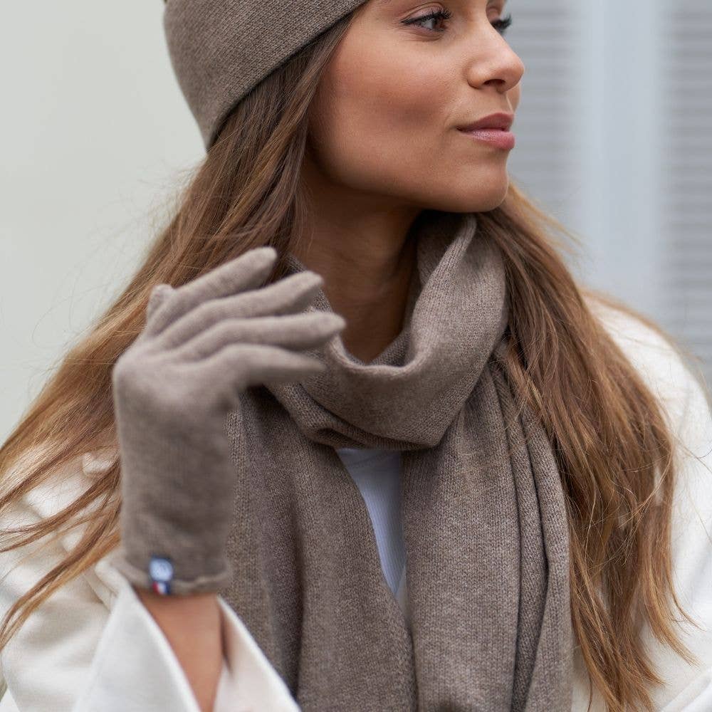 MAISON BONNEFOY - Wholesale Gloves - Women's - PAULE - Touchscreen cashmere gloves1