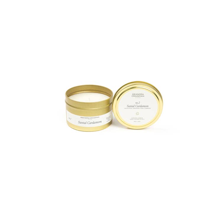 DeAndra Craigman Studios - Wholesale Travel Candles - Santal Cardamom Petite Candle