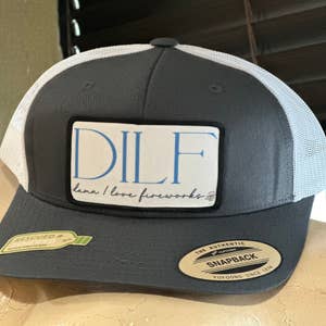 Dilf Damm I Love Fish hat