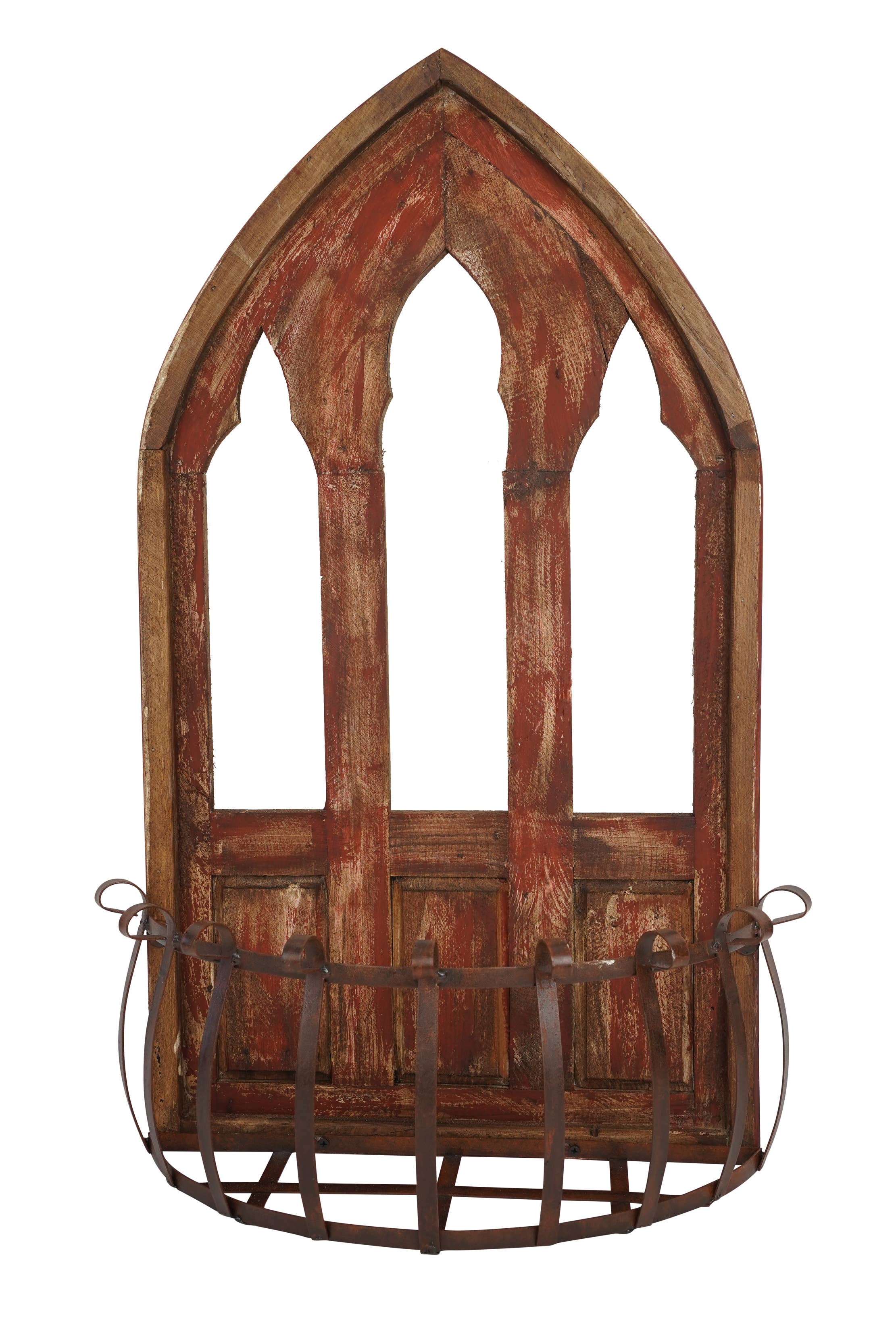 My Amigos Imports - Wholesale Wall Planter - Trinity Wall Planter-Rustic Farmhouse-Garden-20x30 inches10