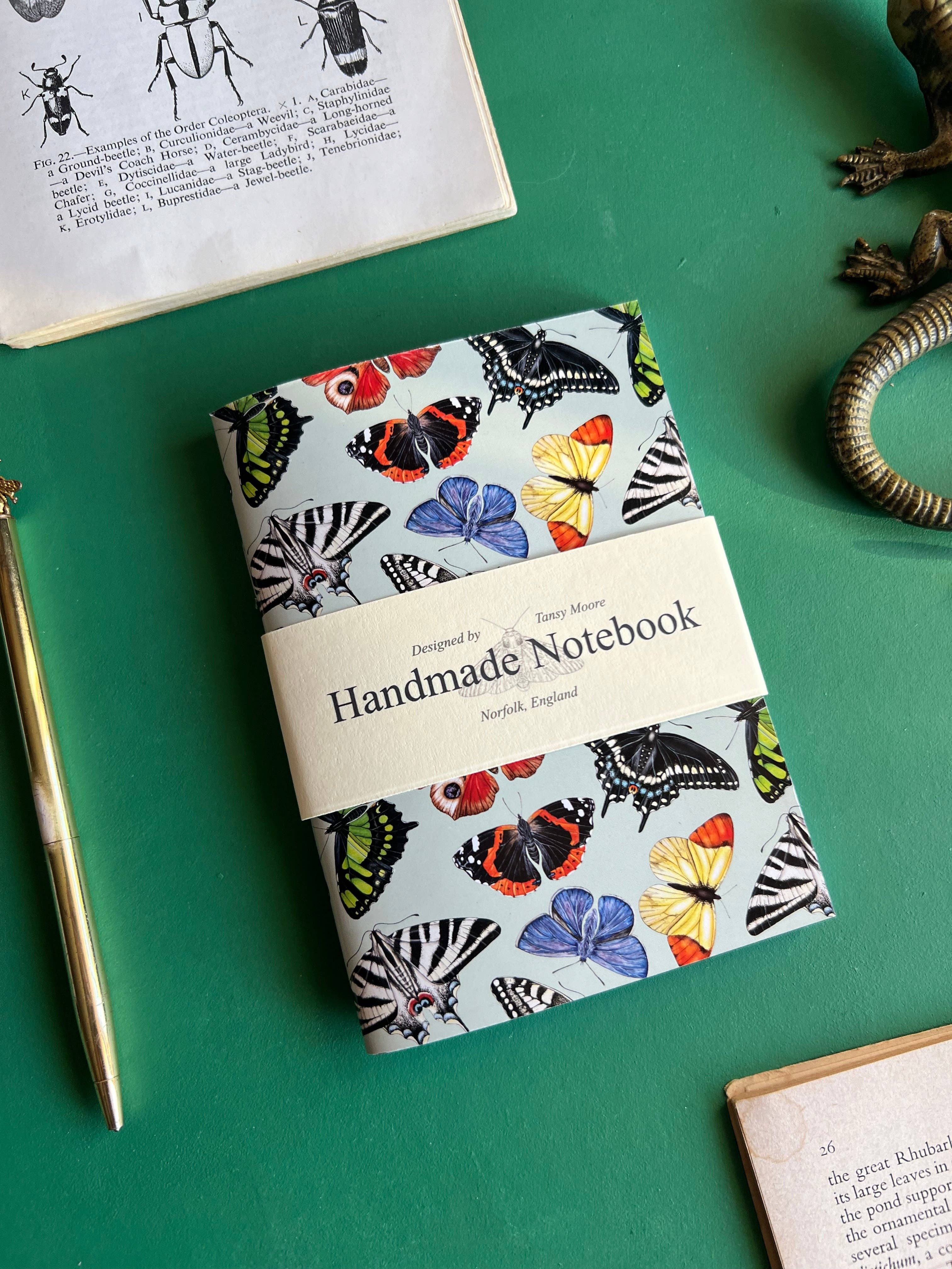 Tansy Moore – wholesale Notebook – Butterflies Pocket Notebook2