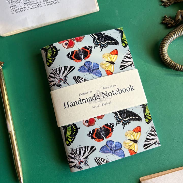 Tansy Moore – wholesale Notebook – Butterflies Pocket Notebook2
