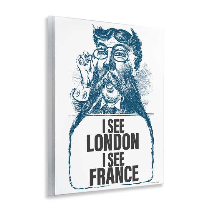 Stupell Industries - Wholesale Wall Sign - I See London & France - Unframed Wall Art3