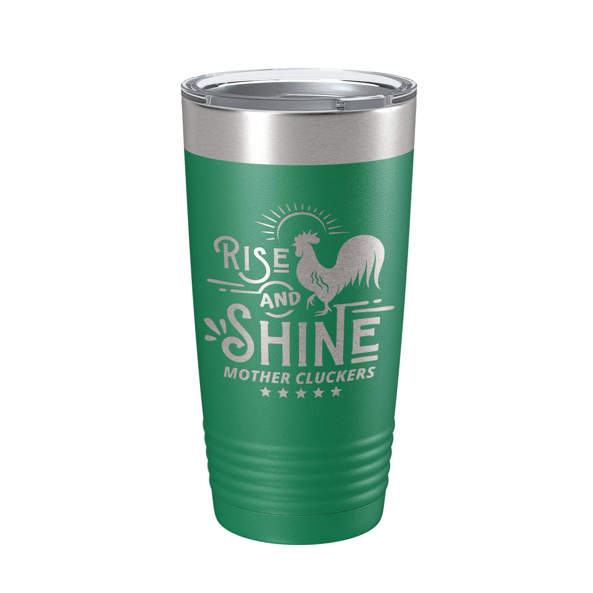 CarveBright - Wholesale Insulated Mug/Tumbler - Rise And Shine Mother Cluckers Tumbler Funny Travel Mug Gift Insulated Laser Engraved Coffee Cup 20 oz12