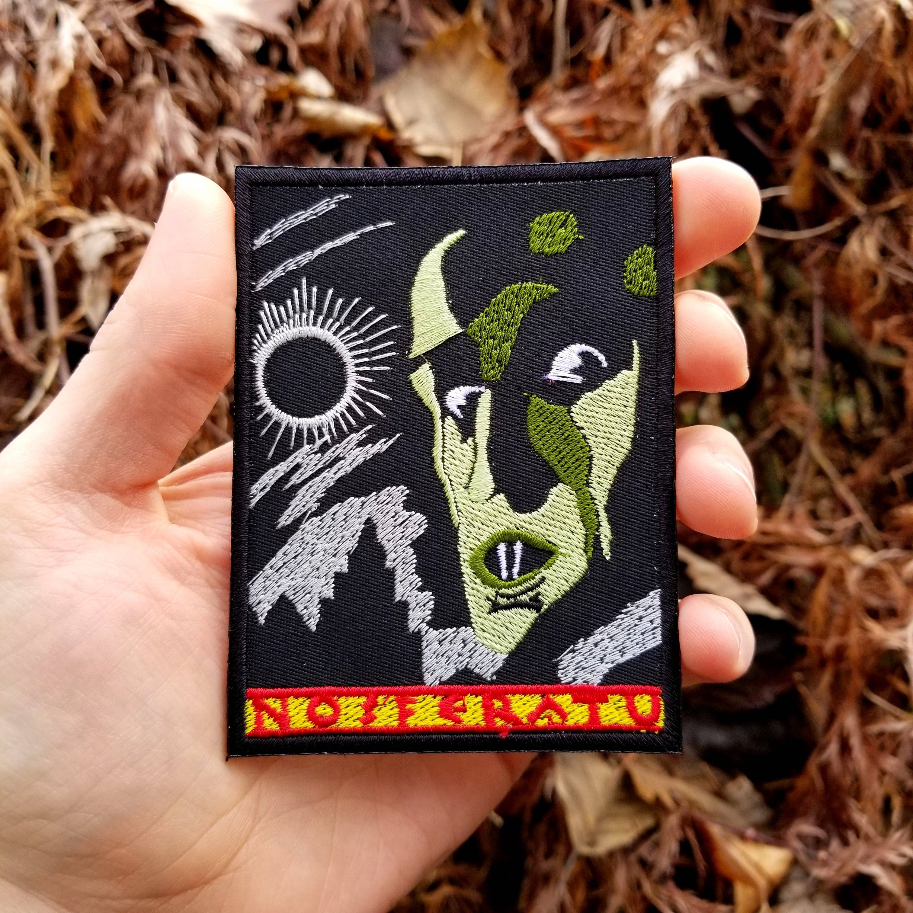 Thread By Dawn - Wholesale Patch - Nosferatu 4" inch Iron On/Sew On Embroidered Patch, Classic Horror1
