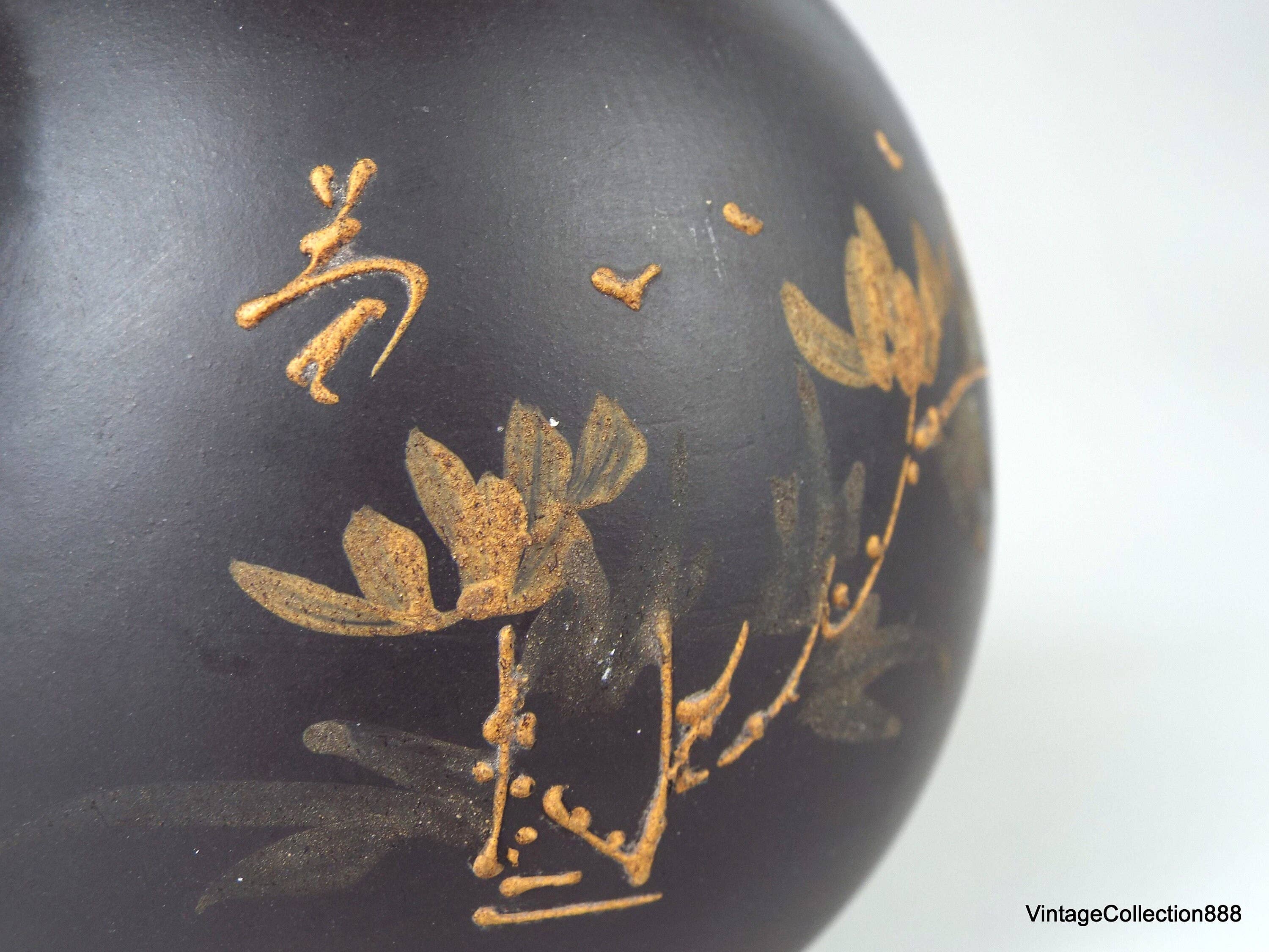 Vintagecollection888 - Wholesale Tea Pot - Vintage Clay Teapot Chinese Calligraphy Yixing Zisha3