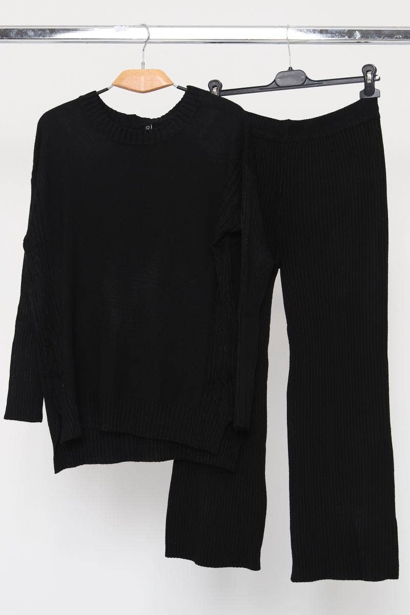 DIX-ONZE - Wholesale Lounge Set - Women's - Ribbed Premium Knit Homewear/Casual Set7