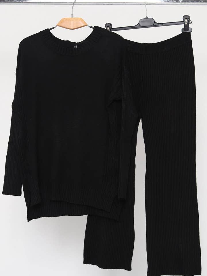 DIX-ONZE - Wholesale Lounge Set - Women's - Ribbed Premium Knit Homewear/Casual Set7