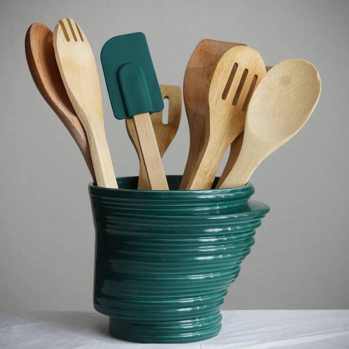 TRR Designs - Wholesale Plant Pot - Handmade Pottery Ceramic Arkansas Planter Utensil Holder