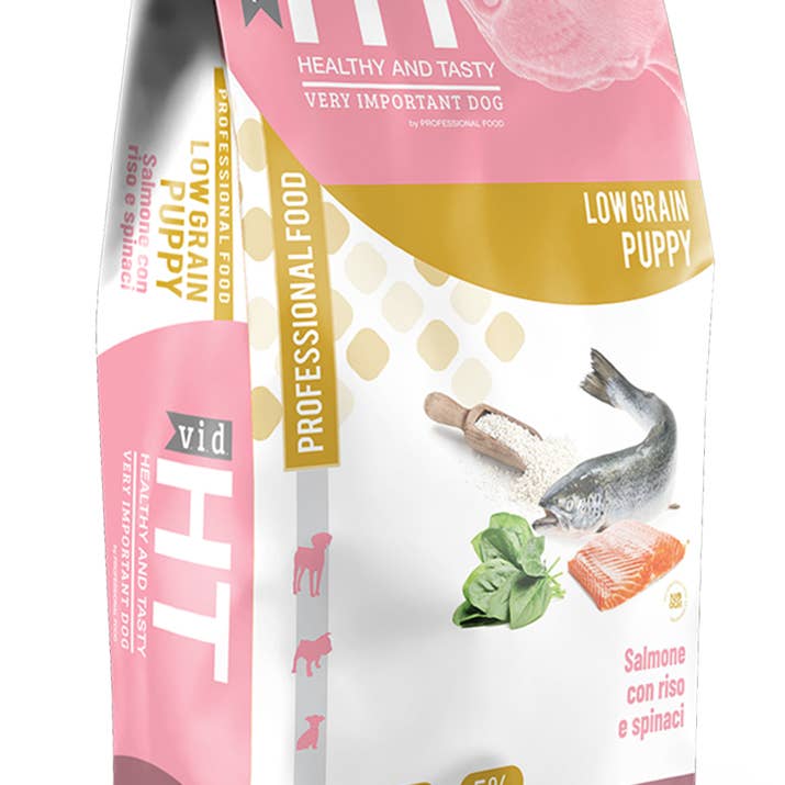 Cennamo - Wholesale Pet Food - Dog - HT VID LOW GRAIN PUPPY SALMON RICE AND SPINACH 12KG