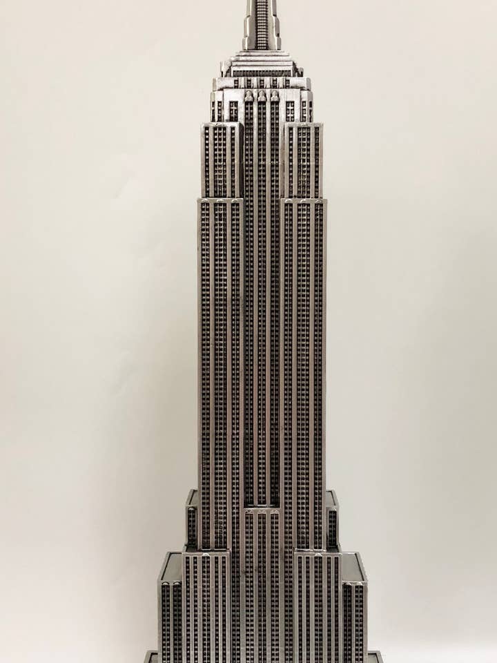 Edificio Empire State de peltre de 7" 36/unidad para venta al por mayor de ZIZO USA INC