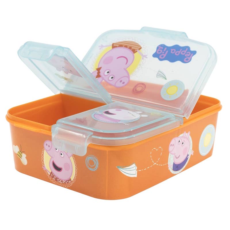 Stor – wholesale Lunchlåda - Barn – Peppa Pig praktisk matlåda med flera fack från Stor2