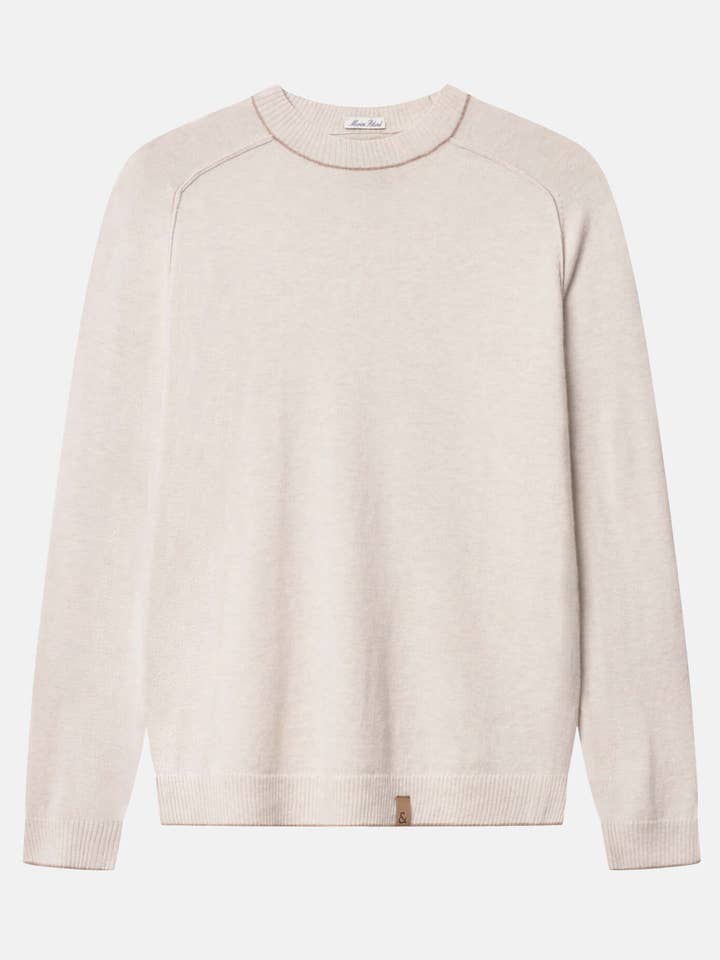 Camisola Merino Blend Malha - Offwhite por atacado de COLOURS & SONS