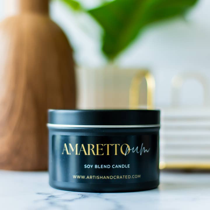 Artis Handcrafted LLC - Wholesale Jar/Filled Candle - Amaretto Rum