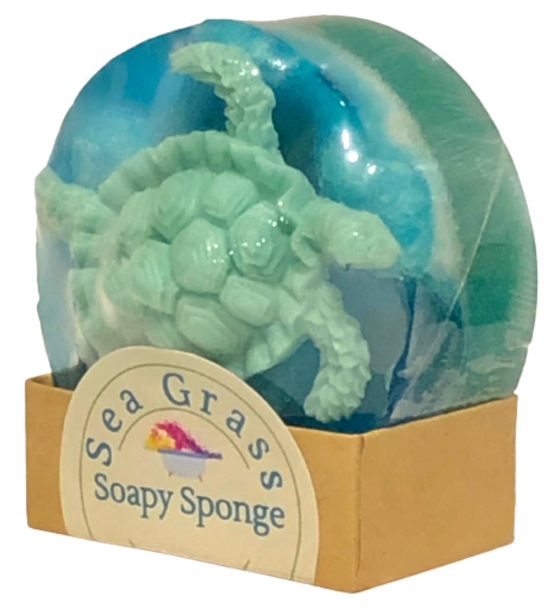 Ideal Soaps - Wholesale Bath Pouf/Sponge - Soapy Sponge Sea Grass1