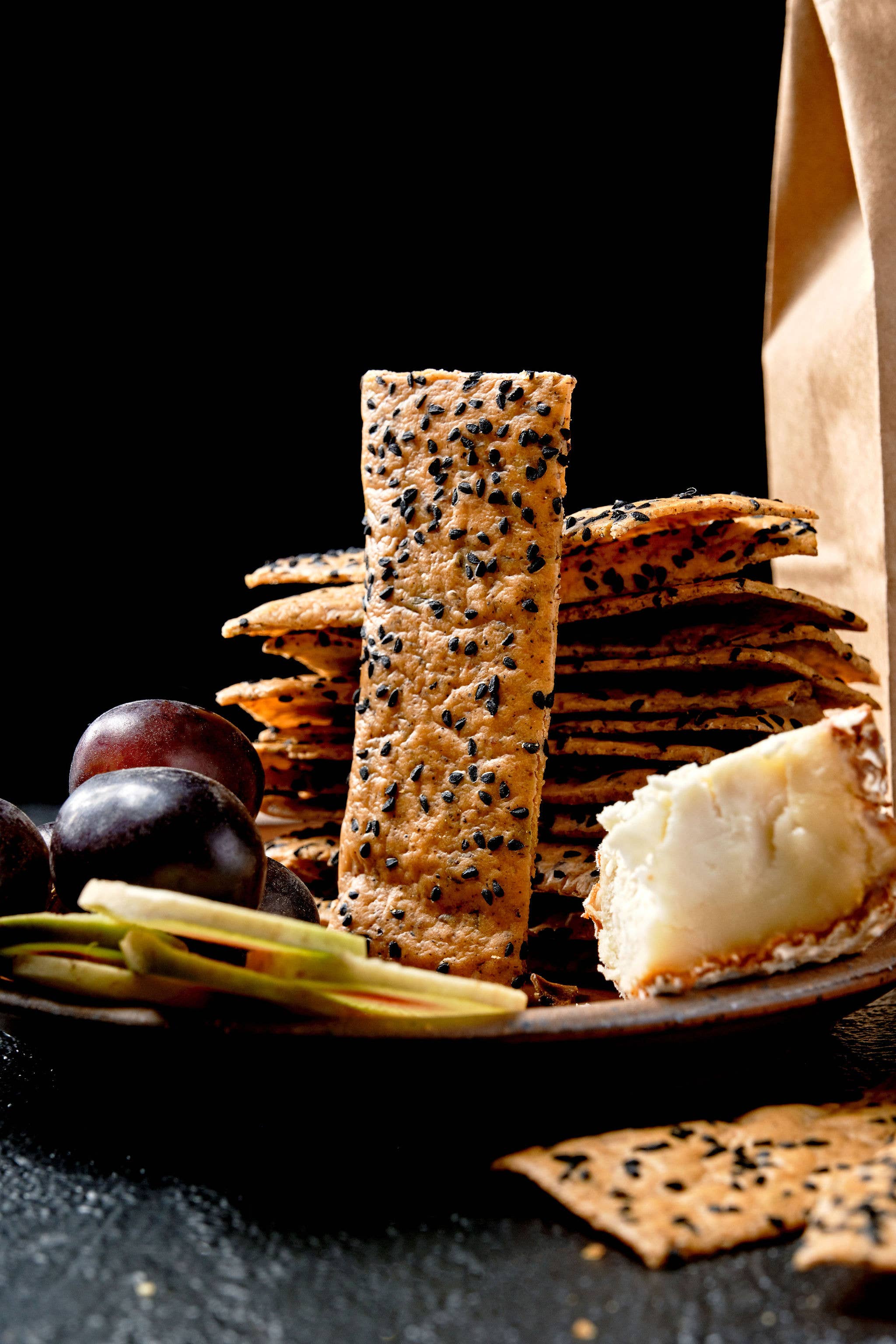 Share Crackers - Wholesale Crackers - Za'atar Sourdough Crackers2