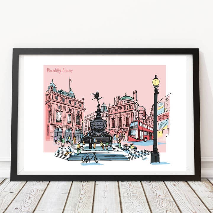 Piccadilly Circus Print for wholesale by Rocket 68