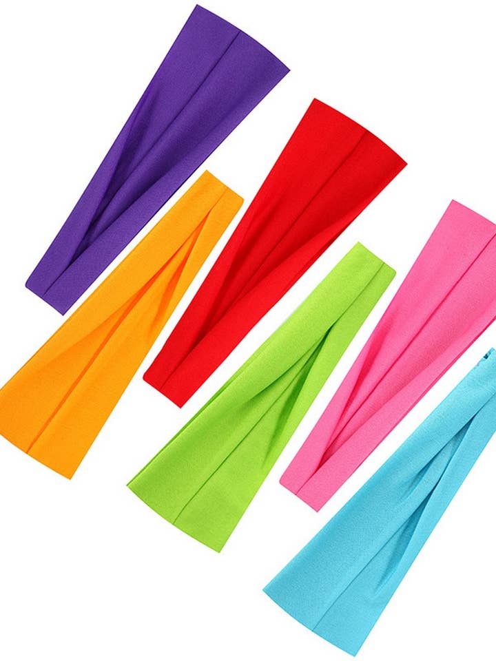 CWAHA6422_EUROPEAN AND AMERICAN SOLID COLOR SPORTS HEADBAND for wholesale by NINEXIS