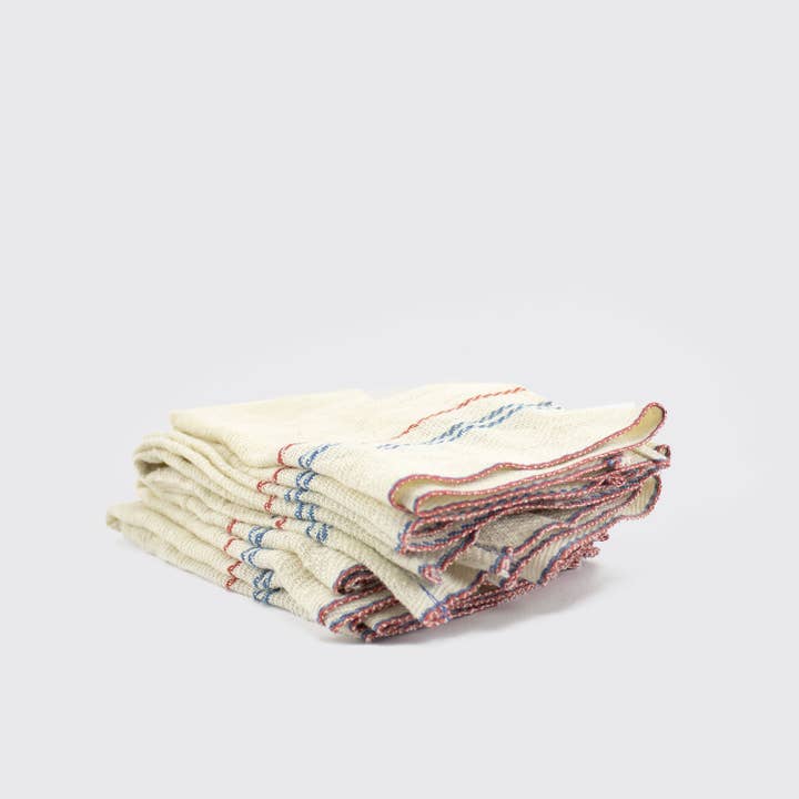 Utilitario Mexicano – wholesale Dinner & cloth napkin – SET 4 COTTON NAPKINS3
