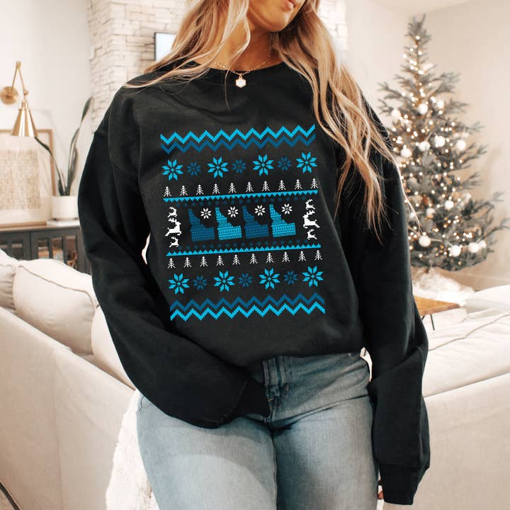 Idaho Ugly Sweater Sweatshirt Gildan & Bella Canvas #3 for wholesale by 208T2.0