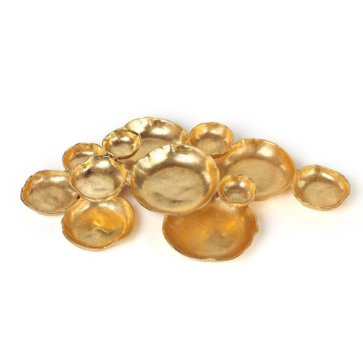 Kluster av tolv runda serveringsskålar för wholesale av Zodax