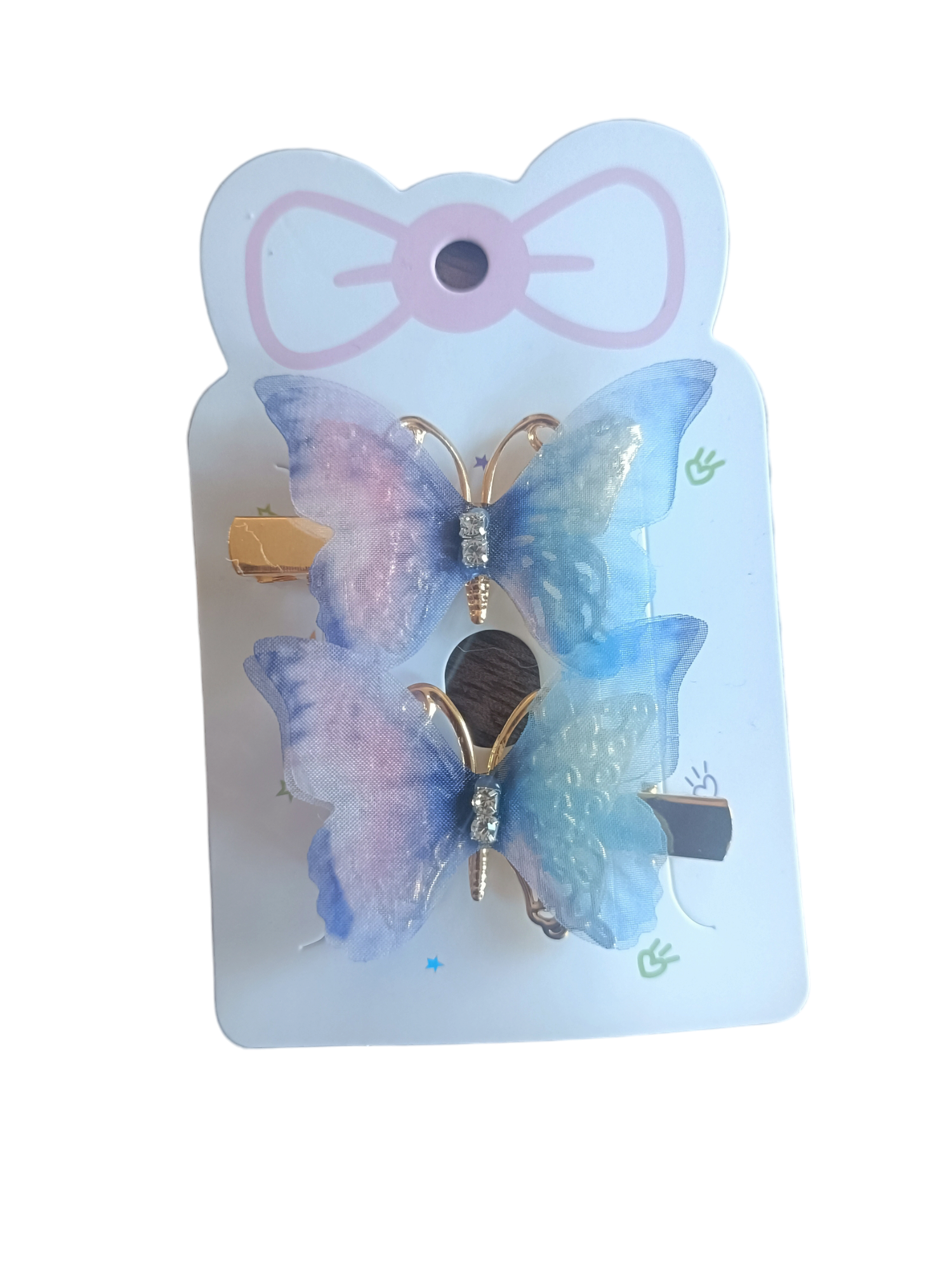 Kids4trendy – wholesale Hårklämma - Barn – Set med fjärilsglitter hårspännen4