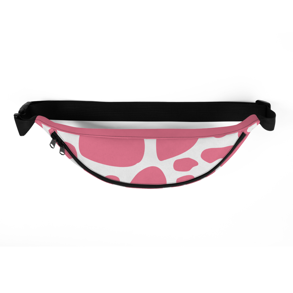 Tiny Cow Designs - Vendita all'ingrosso Marsupio - Donna - Marsupio «Moo Merch» - Stampa mucca rosa6