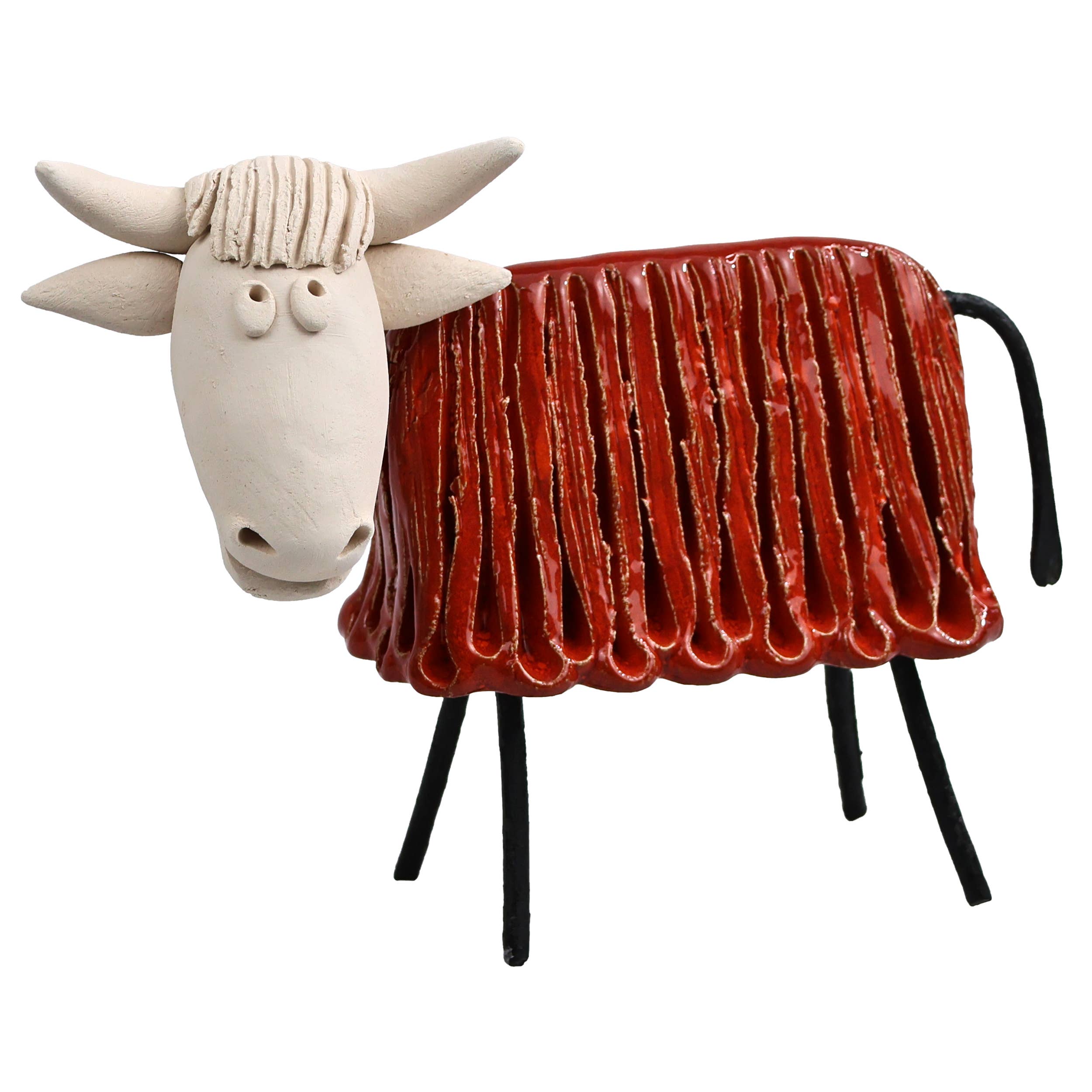 Enigma Supplies - Wholesale Decorative Figurine - Cow Highland Cattle Ceramic Figurine | Various Colours12