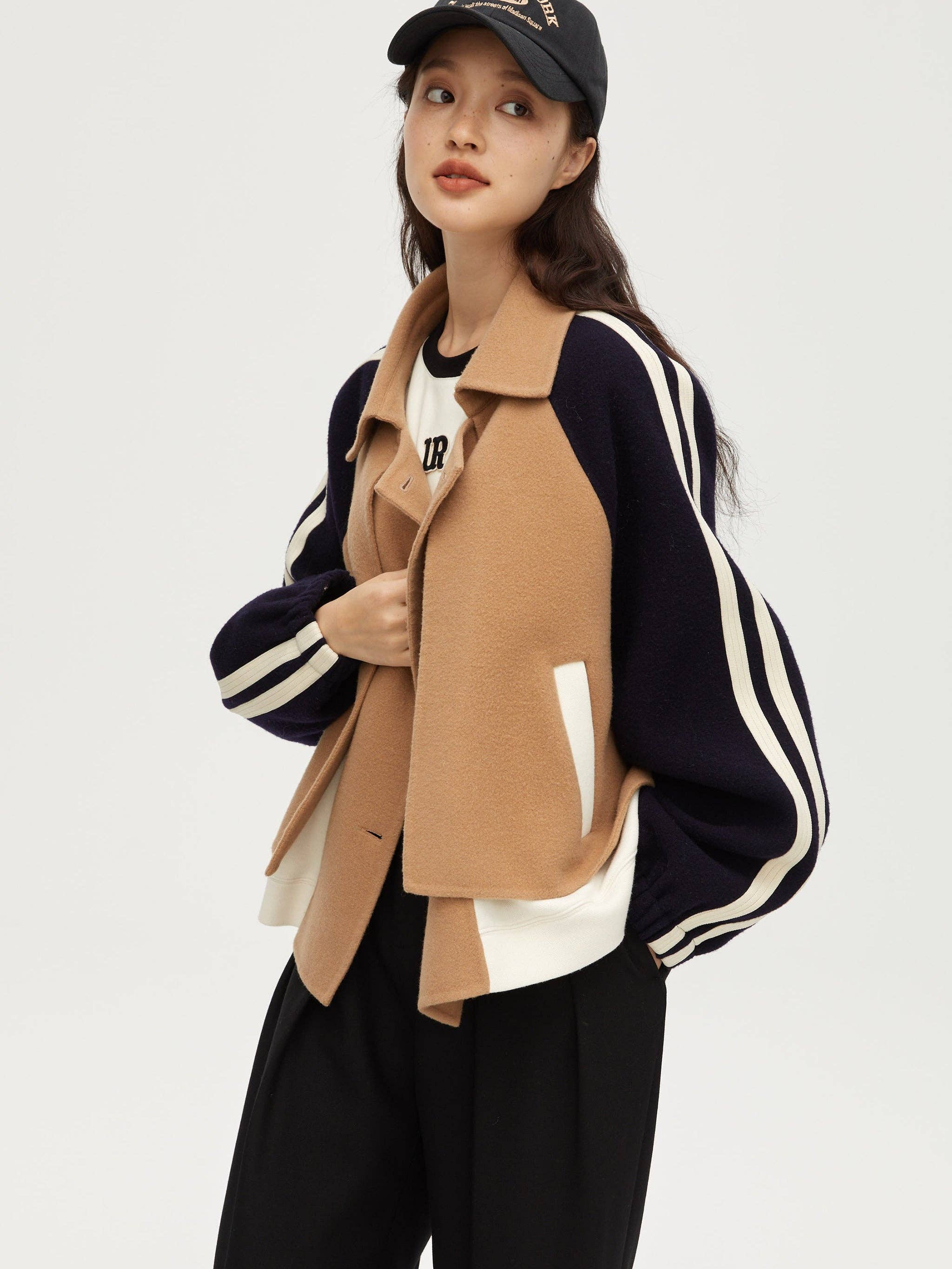 Urlazh – wholesale Jacket – Women's – Color Blocking Short Coat1