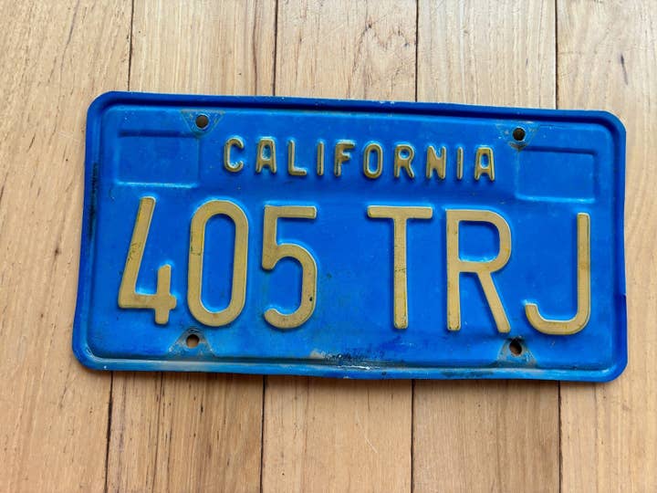 1970 Base Californien Nummerplade for engroshandel hos RusticPlates
