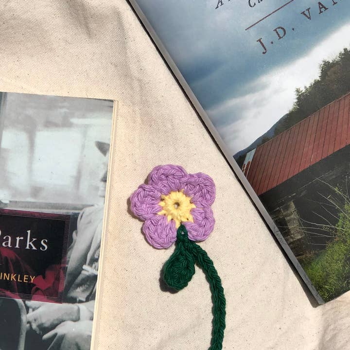 The Savage Hand - Venta al por mayor Marcapáginas - Marcapáginas de crochet con flor4