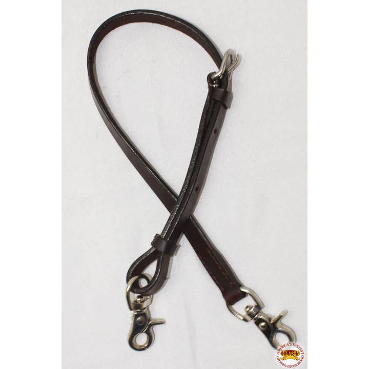 Tan 28" Western Horse Roping Tie Down Strap Snap Dark Brown for wholesale on Faire