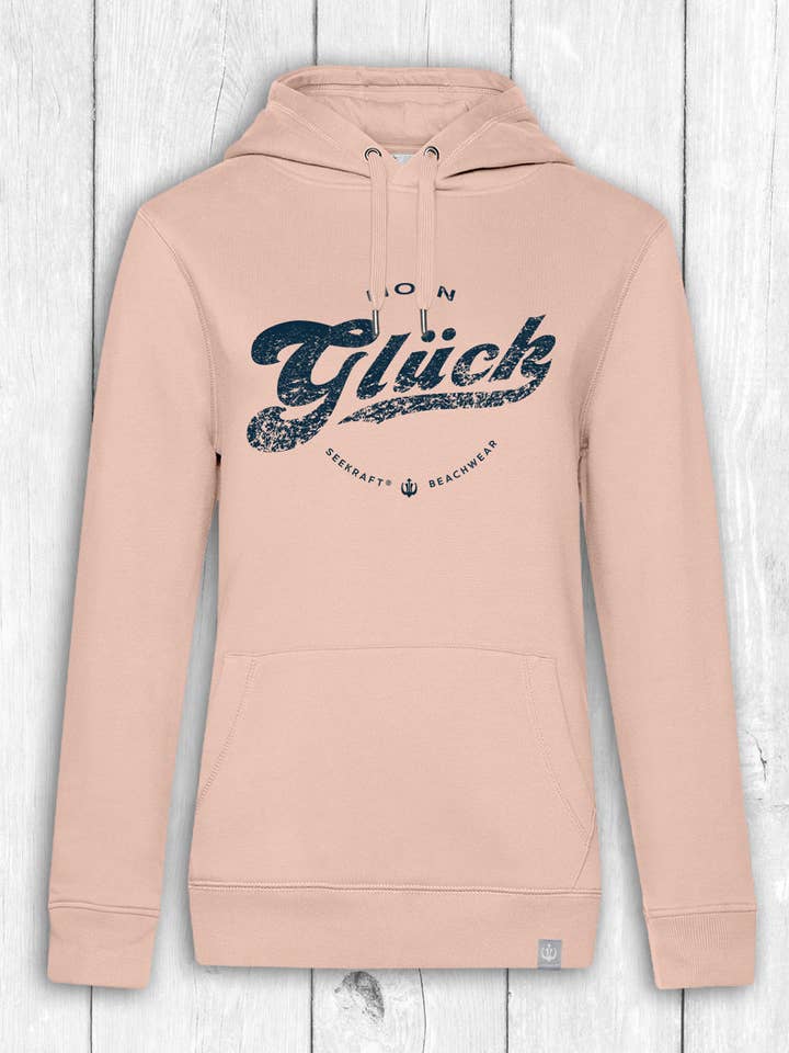 Greta “HAPPINESS” hoodie — ROSÈ for wholesale by SEEKRAFT