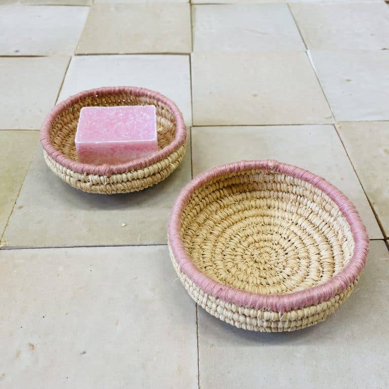 ByBazz - Wholesale Decorative Plate/Dish/Bowl - Schaaltje Raffia Mini1