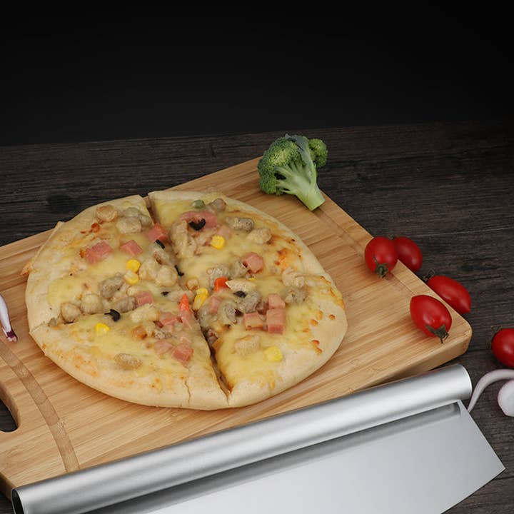 VIGOR – wholesale Pizza wheel – Pizza Rocker Cutter Stainless Steel Slicer Knife Sharp9