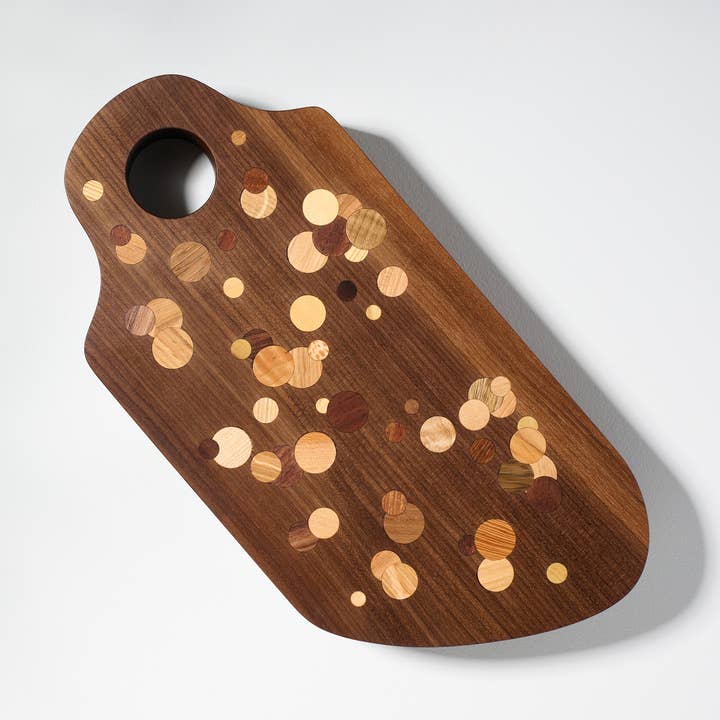 Untitled_Co - Wholesale Cutting Board - Polka Dot Board in Walnut - Yayoi