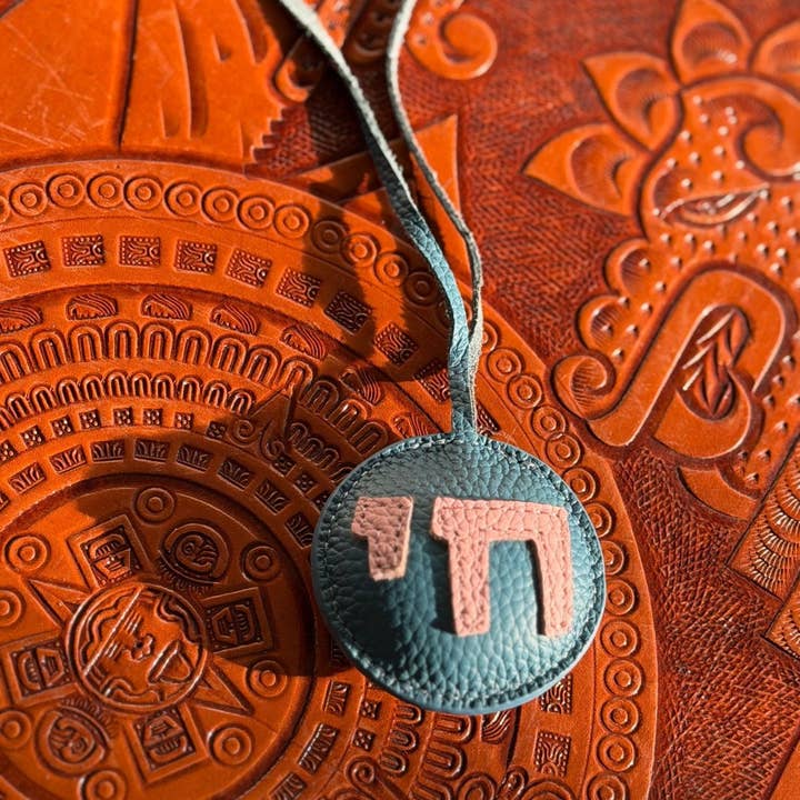 JEWISHJOY.co - Wholesale Purse/Bag Accessory - Women's - Leather Bag Charms - Jewish Star / Hamsa / Chai3